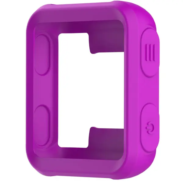 G.pc11.18 Front Silicone Case Fits Forerunner 35 In Purple