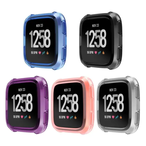 Fb.pc6 All Color Silicone Shock Proof Case Fits Fitbit Versa