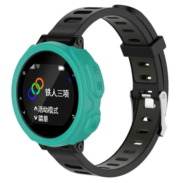 G.pc8.11 Silicone Rubber Case Fits Forerunner 235 735xt In Green