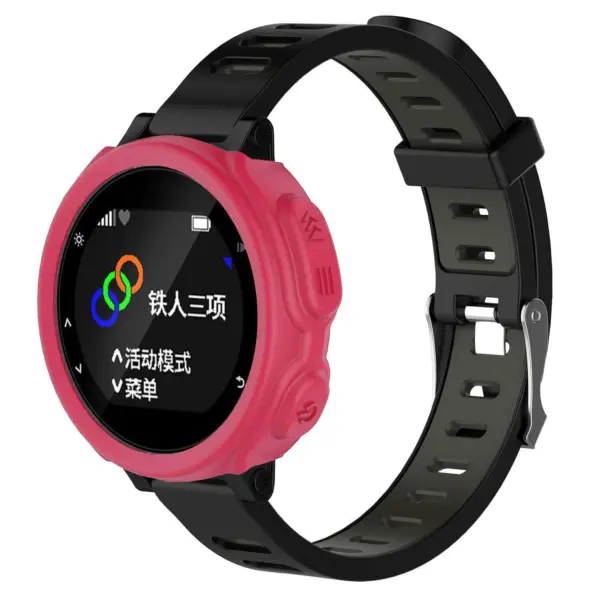 G.pc8.6 Silicone Rubber Case Fits Forerunner 235 735xt In Red