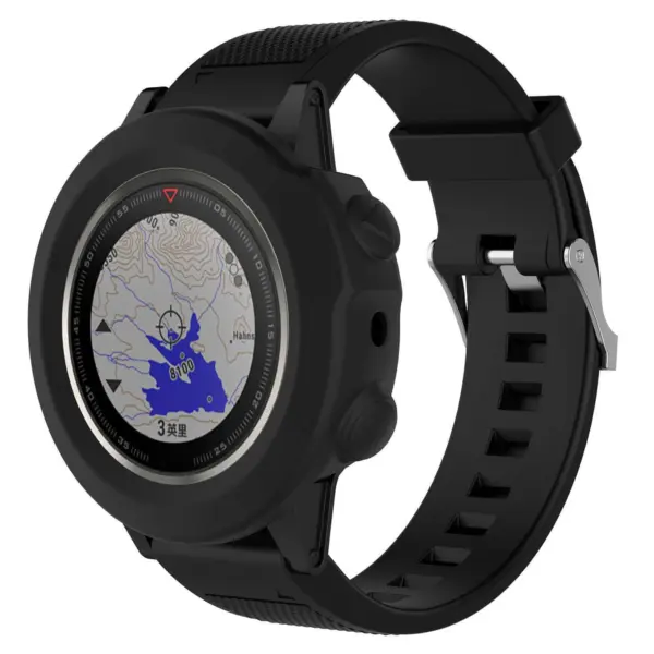 G.pc6.1 Silicone Case Fits Fenix 5x In Black