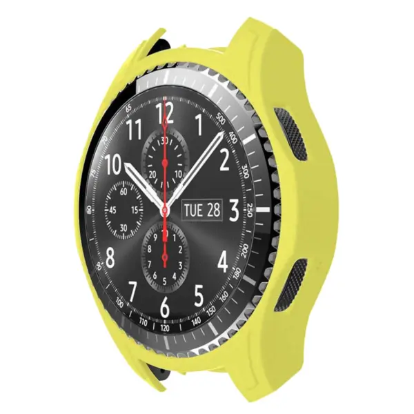 S.pc1.10 Front Silicone Case Fits Samsung Gear S3 Classic In Yellow