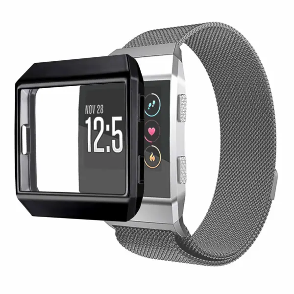 Fb.pc4.1 Silicone Shock Proof Case Fits Fitbit Ionic In Black 2