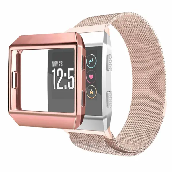 Fb.pc4.13 Silicone Shock Proof Case Fits Fitbit Ionic In Rose 2