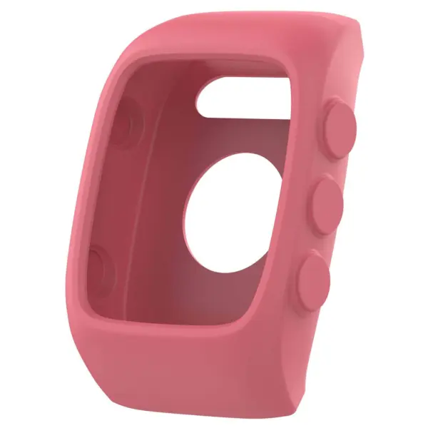 P.pc1.13 Front 2 Silicone Case Fits Polar M400 M430 In Pink