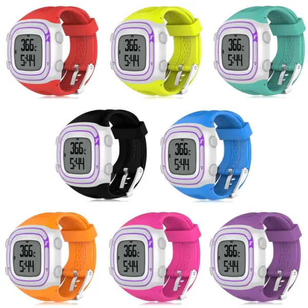 G.r19 Gallery Silicone Strap For Garmin Forerunner 10 15