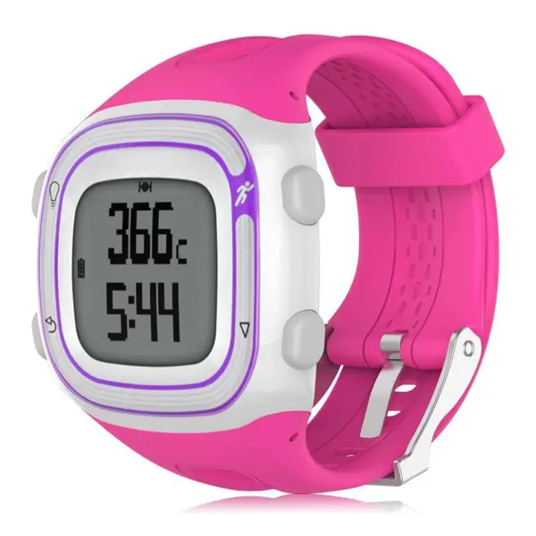 G.r19.13 Silicone Strap For Garmin Forerunner 10 15 In Pink 2