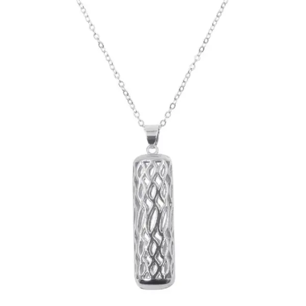 Fb.n2.ss Stainless Steel Neclace For Fitbit Flex 2 In Silver