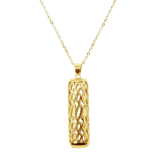 Fb.n2.yg Stainless Steel Neclace For Fitbit Flex 2 In Yellow Gold