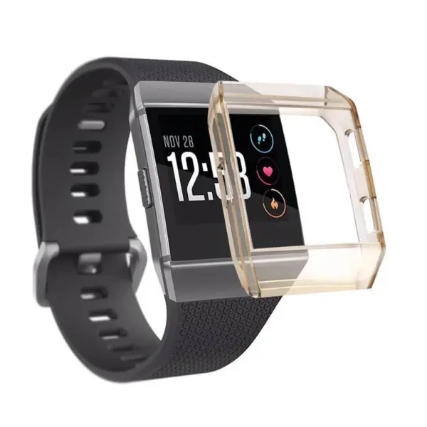 Fb.pc1.3 Black Tan Protective Case For Fitbit Ionic
