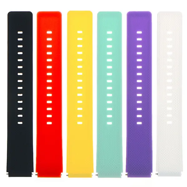 H.r2 All Color Quick Realese Silicone Strap For Huawei And Samsung Classic