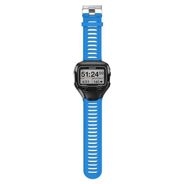 G.r7.5 Silicone Strap For Garmin Forerunner 910XT In Blue 2
