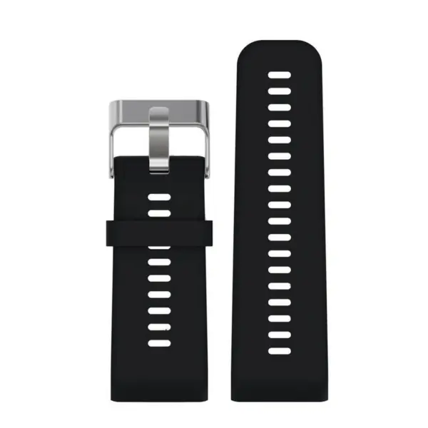 G.r6.1 Silicone Strap For Garmin Vivoactive HR In Black
