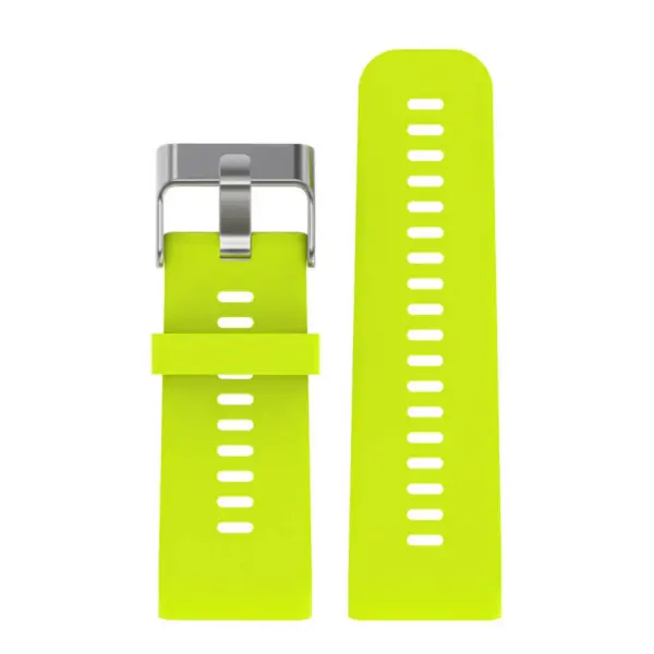 G.r6.11 Silicone Strap For Garmin Vivoactive HR In Lime Green