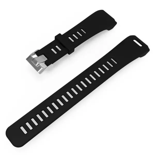 G.10.1 Soft Silicone Sport Strap Garmin For Vivosmart HR In Black 2