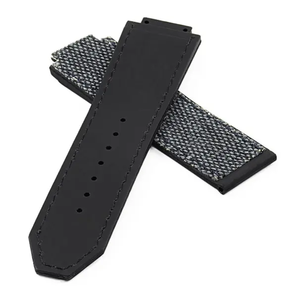 hb13.5 DASSARI Canvas Strap for Hublot Big Bang in Blue 2