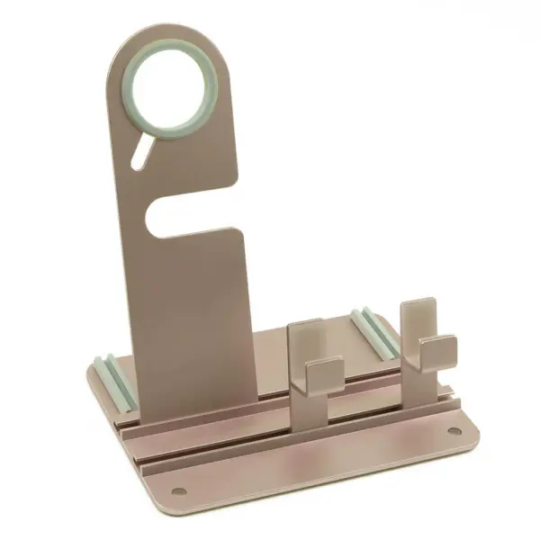 a.st1.yg Charging Stand Holder for Apple iWatch iPhone in Gold pic 3
