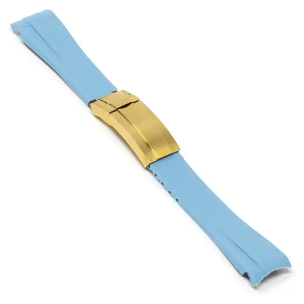 Fitted Rubber Replacement Strap for Rolex #24