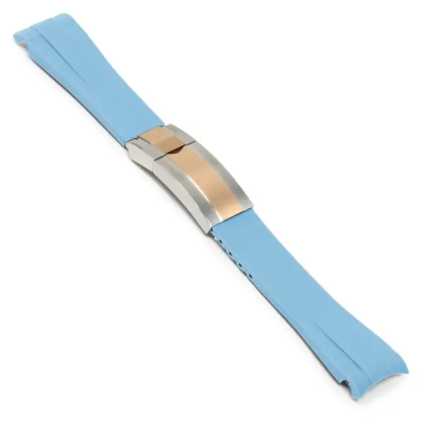 Fitted Rubber Replacement Strap for Rolex #22