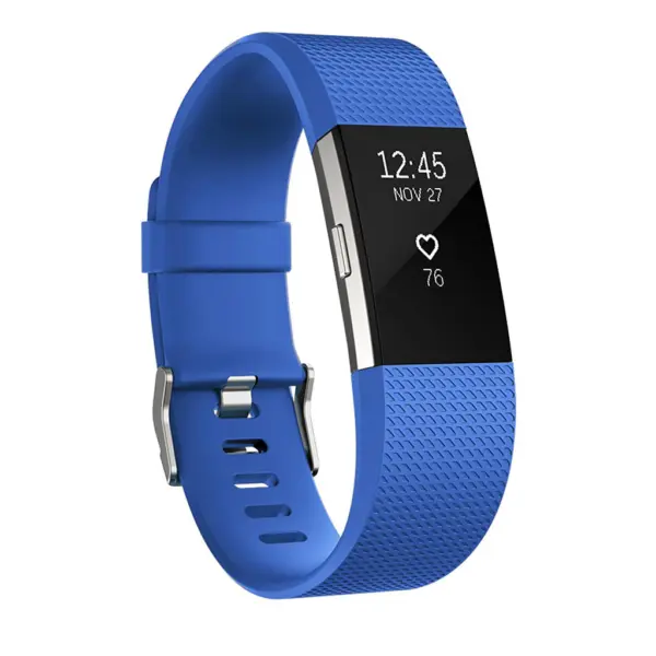 Silicone Band for Charge 2 in Royal Blue