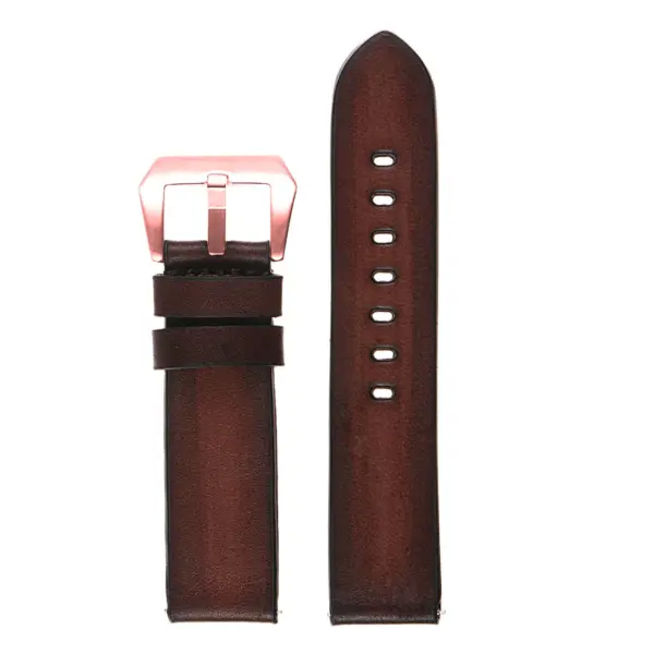 Vintage Faded Leather Strap With Quick Release #12