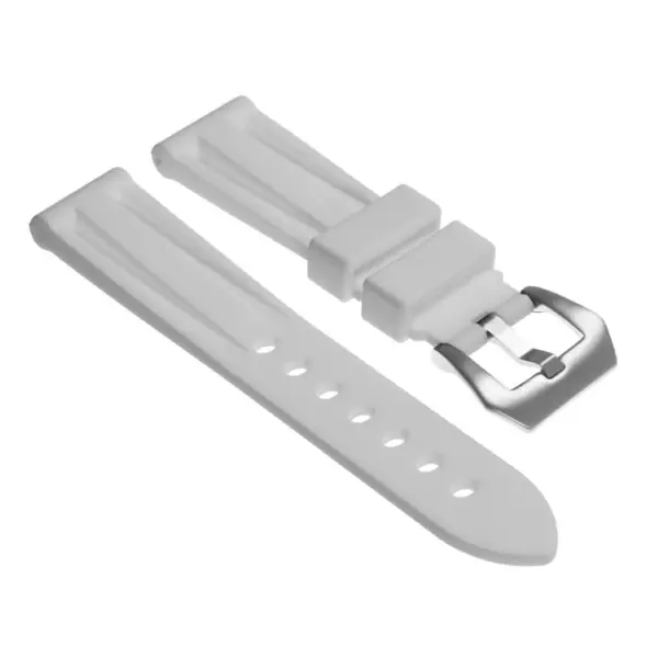 R.pn1.22 Silicone Rubber Strap In White