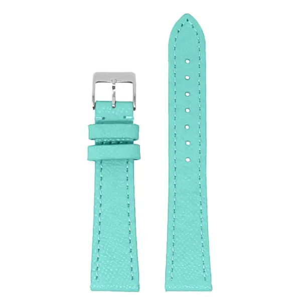 st32.5b Up Tiffany Blue Seafoam DASSARI Shoreline Leather Watch Band Strap with quick release 10mm 12mm 14mm 16mm 18mm 19mm 20mm 21mm 22mm 23mm 24mm