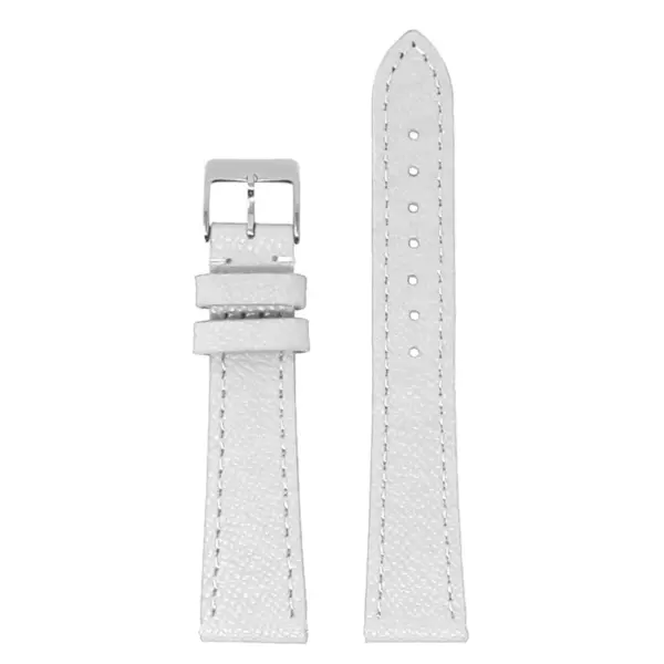st32.22 Up White Seashell DASSARI Shoreline Leather Watch Band Strap with quick release 10mm 12mm 14mm 16mm 18mm 19mm 20mm 21mm 22mm 23mm 24mm