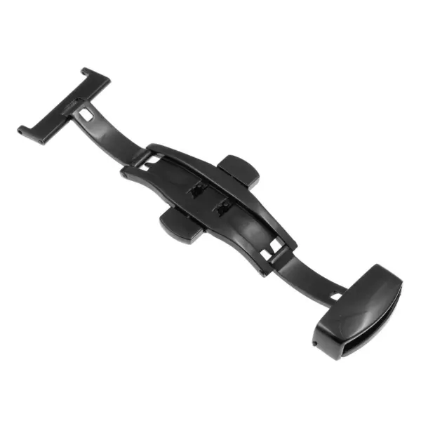 Cl6.mb Open Black Stainless Steel Double Folding Butterfly Deployant Deployment Clasp