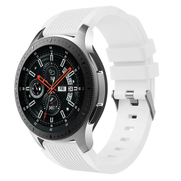 S.r17.22 Main White StrapsCo Silicone Rubber Watch Band Strap For Samsung Galaxy Watch 46mm