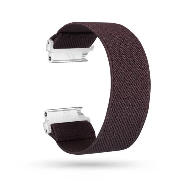 fb.ny13.119 Main Dark Grey StrapsCo Nylon Elastic Watch Band Strap for Fitbit Versa