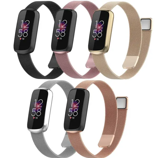fb.m146 All Color StrapsCo Stainless Steel Mesh Watch Band for Fitbit Luxe