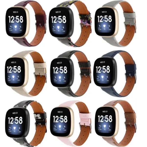 Artisan Leather Band For Fitbit Sense 2 #2