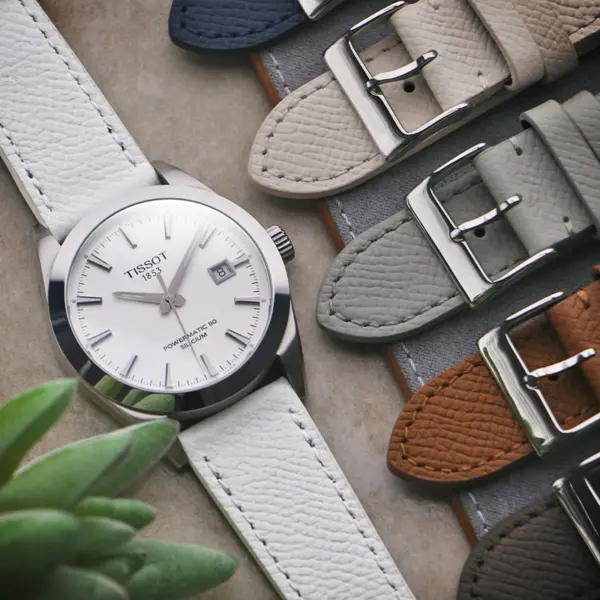 Women's Textured Leather Strap With Quick Release #4