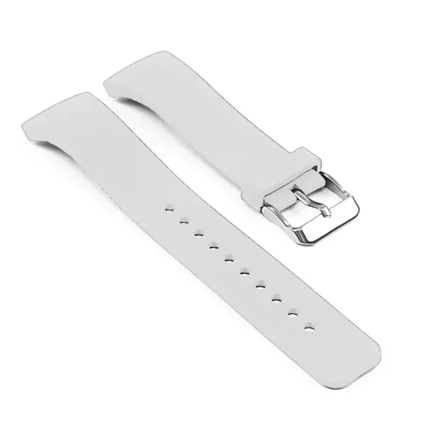 S.r2.7a Angle Stone Grey Samsung Silicone Watch Band For Gear S2 R720