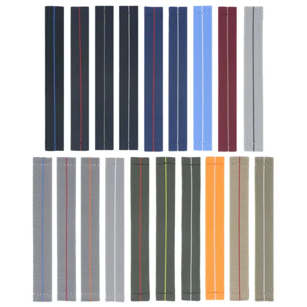 Striped Nylon Stretch Strap With Quick Release #7