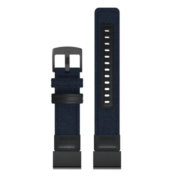G.ny2.5 Up Blue StrapsCo QuickFit 22 Canvas Watch Band Strap For Garmin Fenix 5