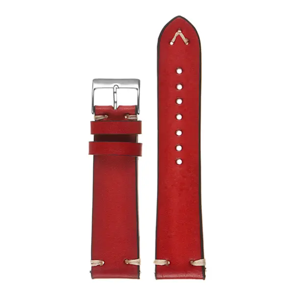Ks2.6 Top Vintage Leather Strap In Red