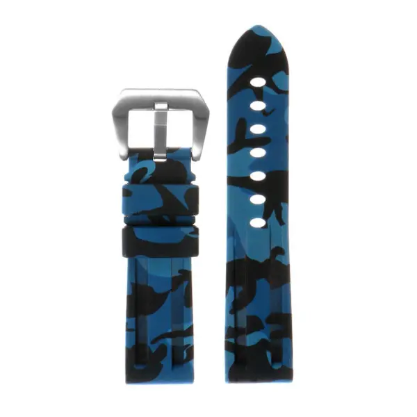 R.pn2.5 Silicone Rubber Camo Strap In Blue 2